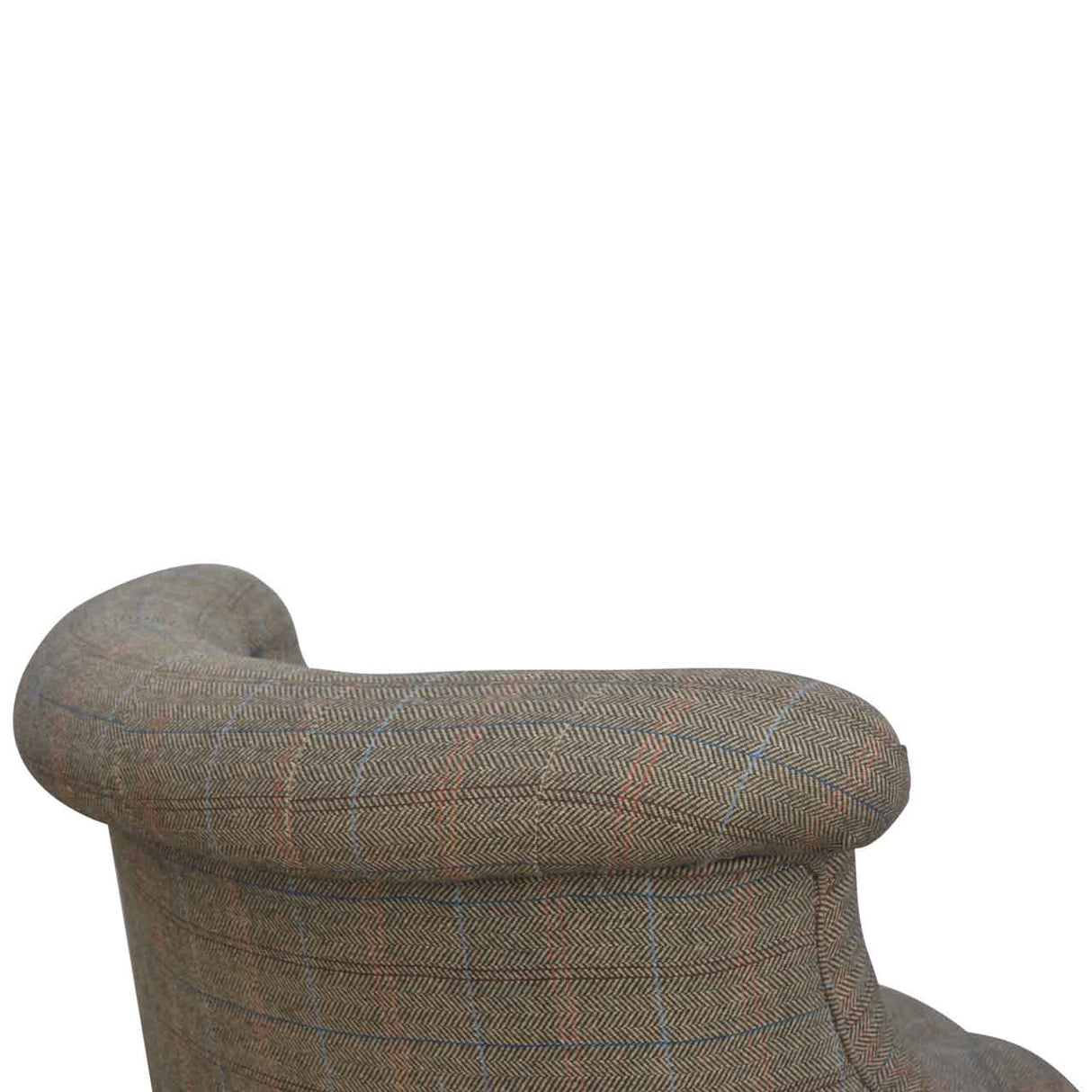 Small Multi Tweed Accent Chair NOVEX FURNITURES