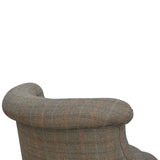 Small Multi Tweed Accent Chair NOVEX FURNITURES