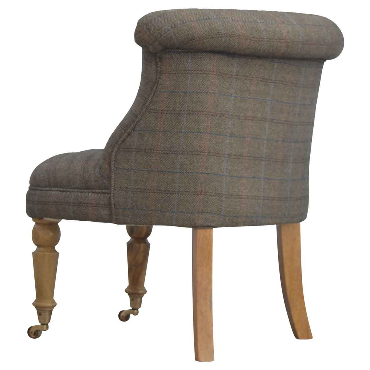 Small Multi Tweed Accent Chair NOVEX FURNITURES