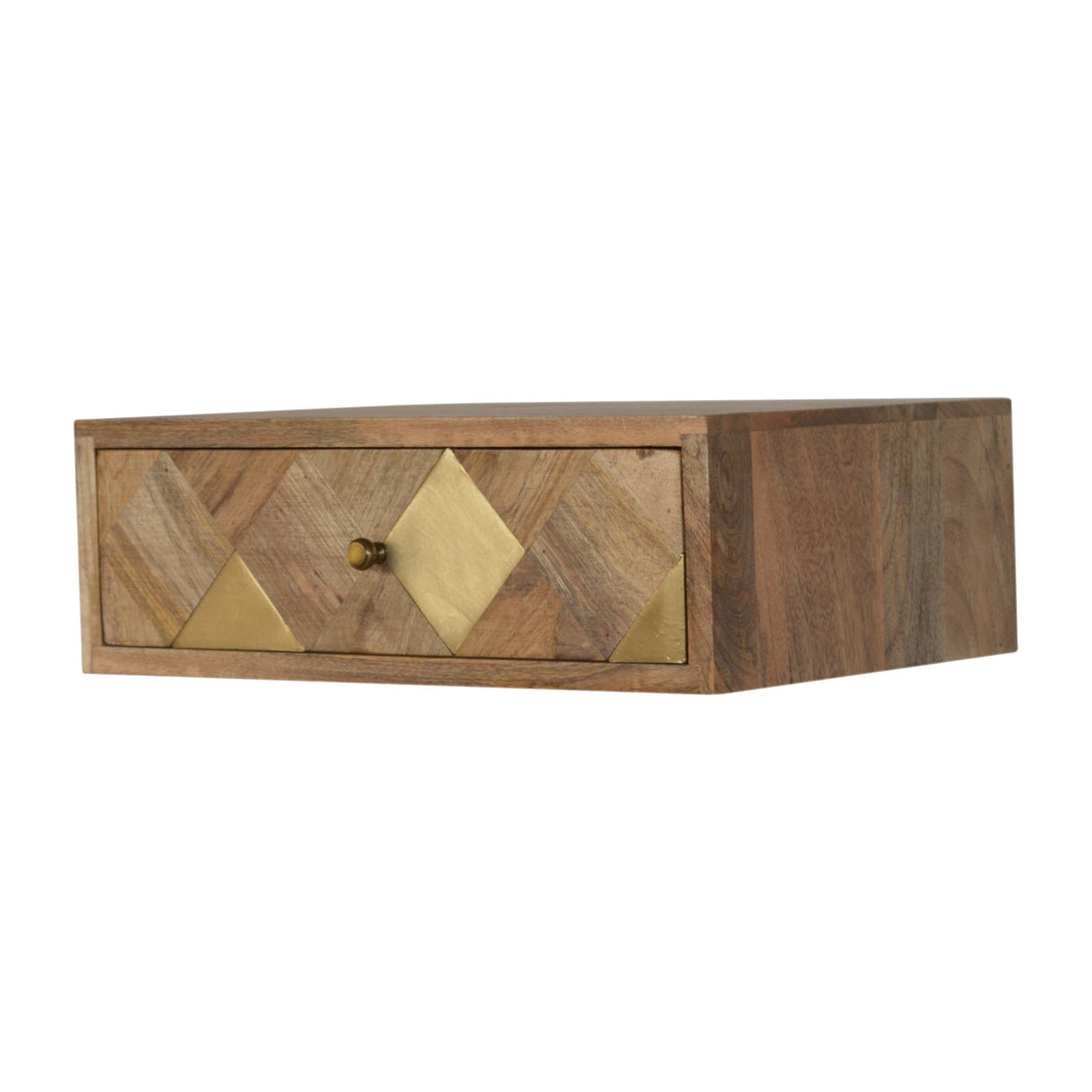 Wall Mounted Brass Inlay Bedside NOVEX FURNITURES