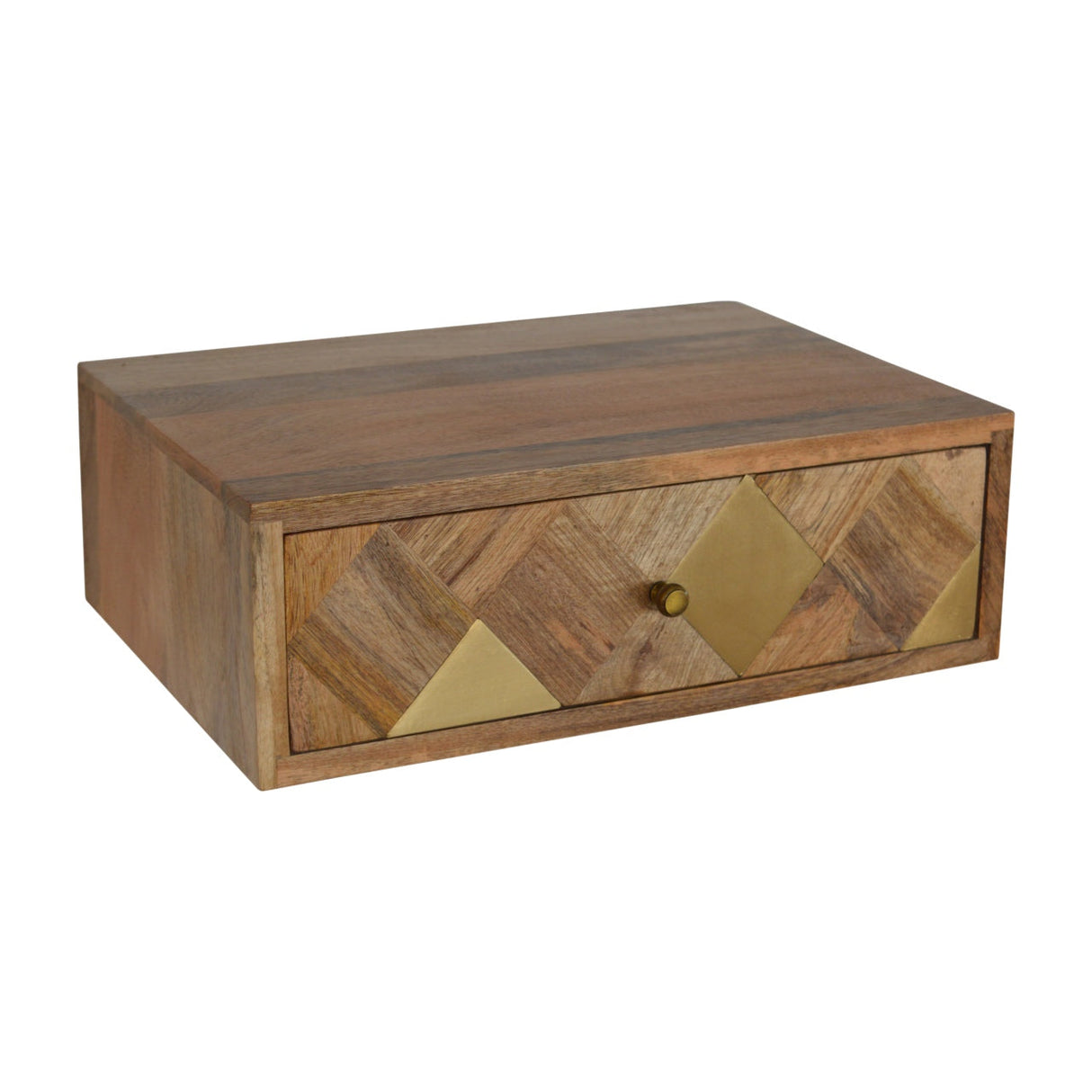 Wall Mounted Brass Inlay Bedside NOVEX FURNITURES