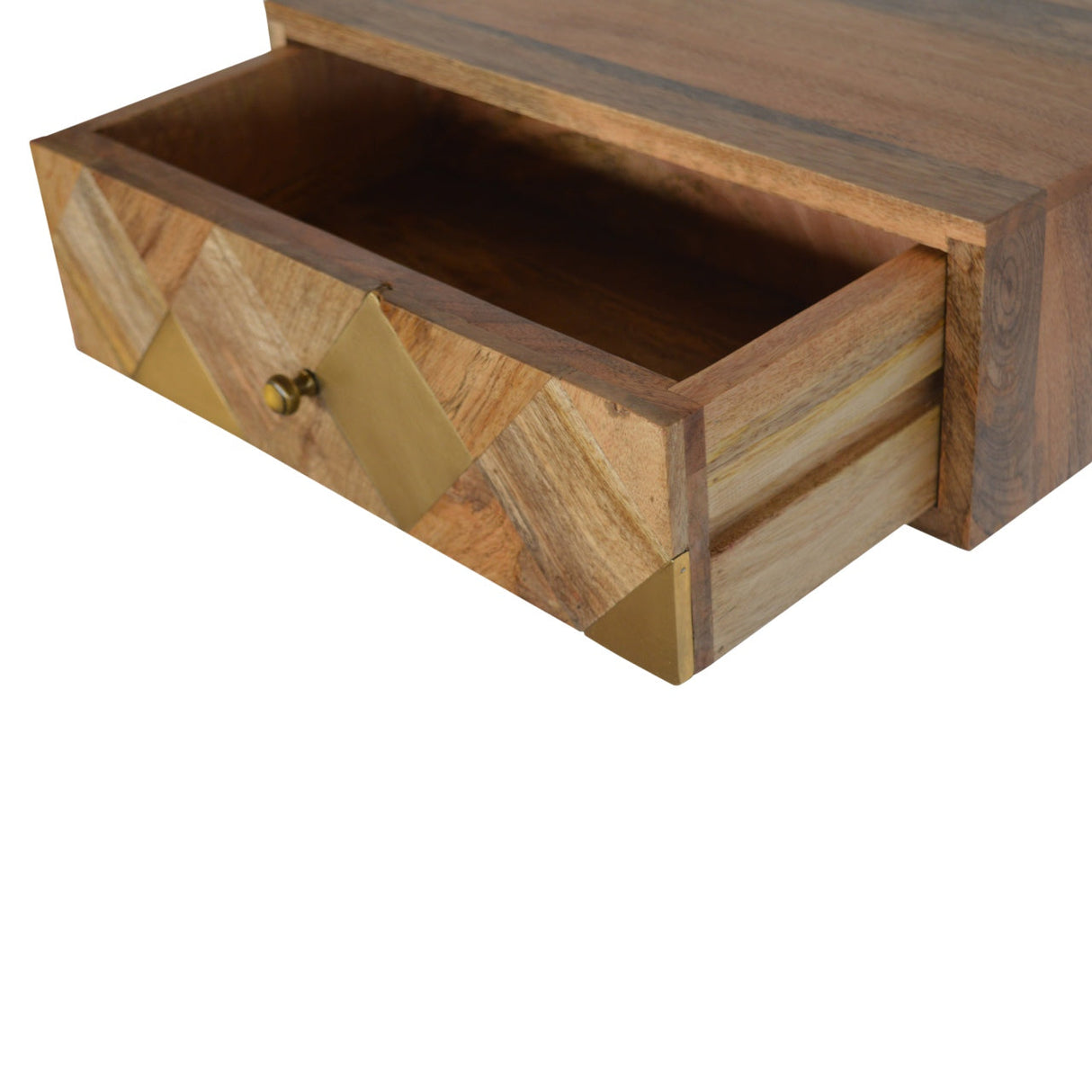Wall Mounted Brass Inlay Bedside NOVEX FURNITURES