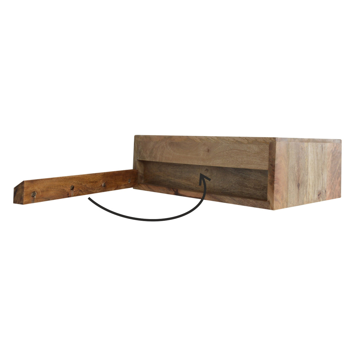 Wall Mounted Brass Inlay Bedside NOVEX FURNITURES