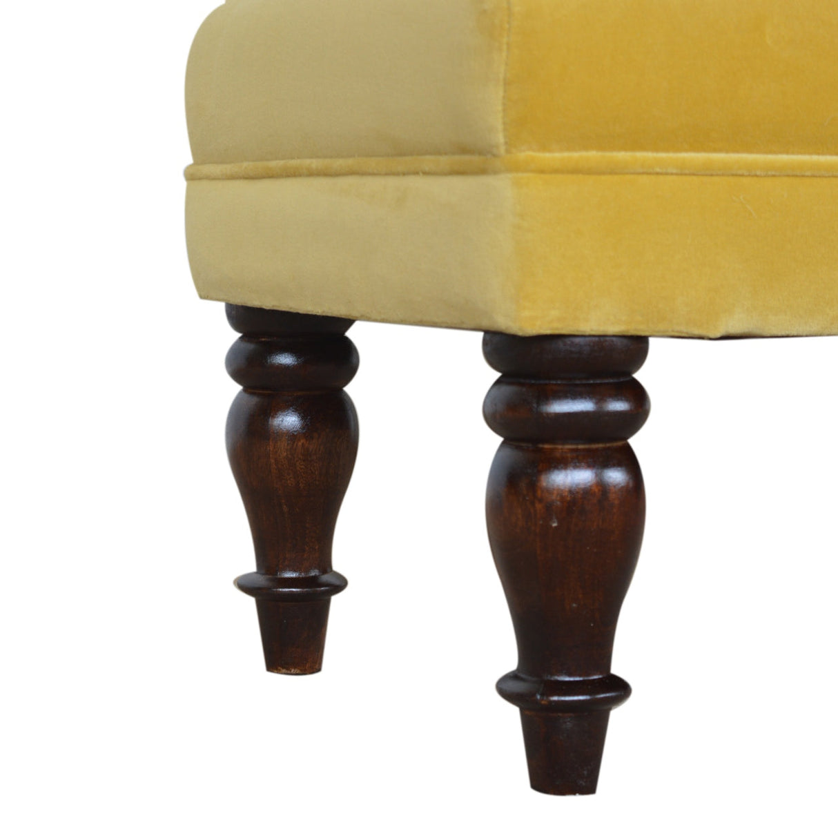 Mustard Velvet Chaise NOVEX FURNITURES