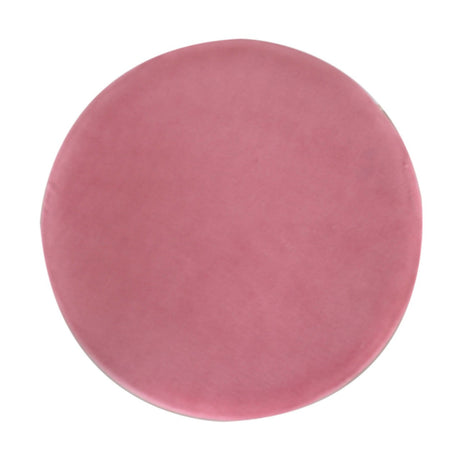Large Pink Footstool with Gold Base NOVEX FURNITURES