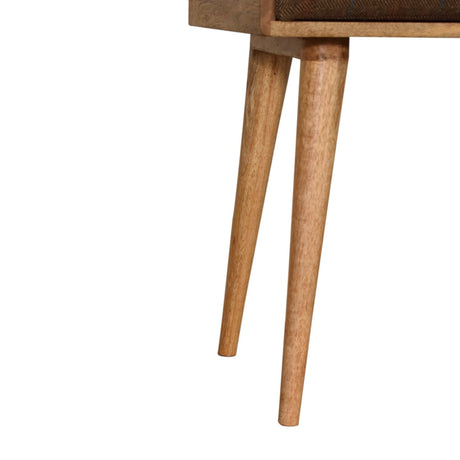 Multi Tweed Tray Style Footstool NOVEX FURNITURES