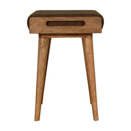 Multi Tweed Tray Style Footstool NOVEX FURNITURES