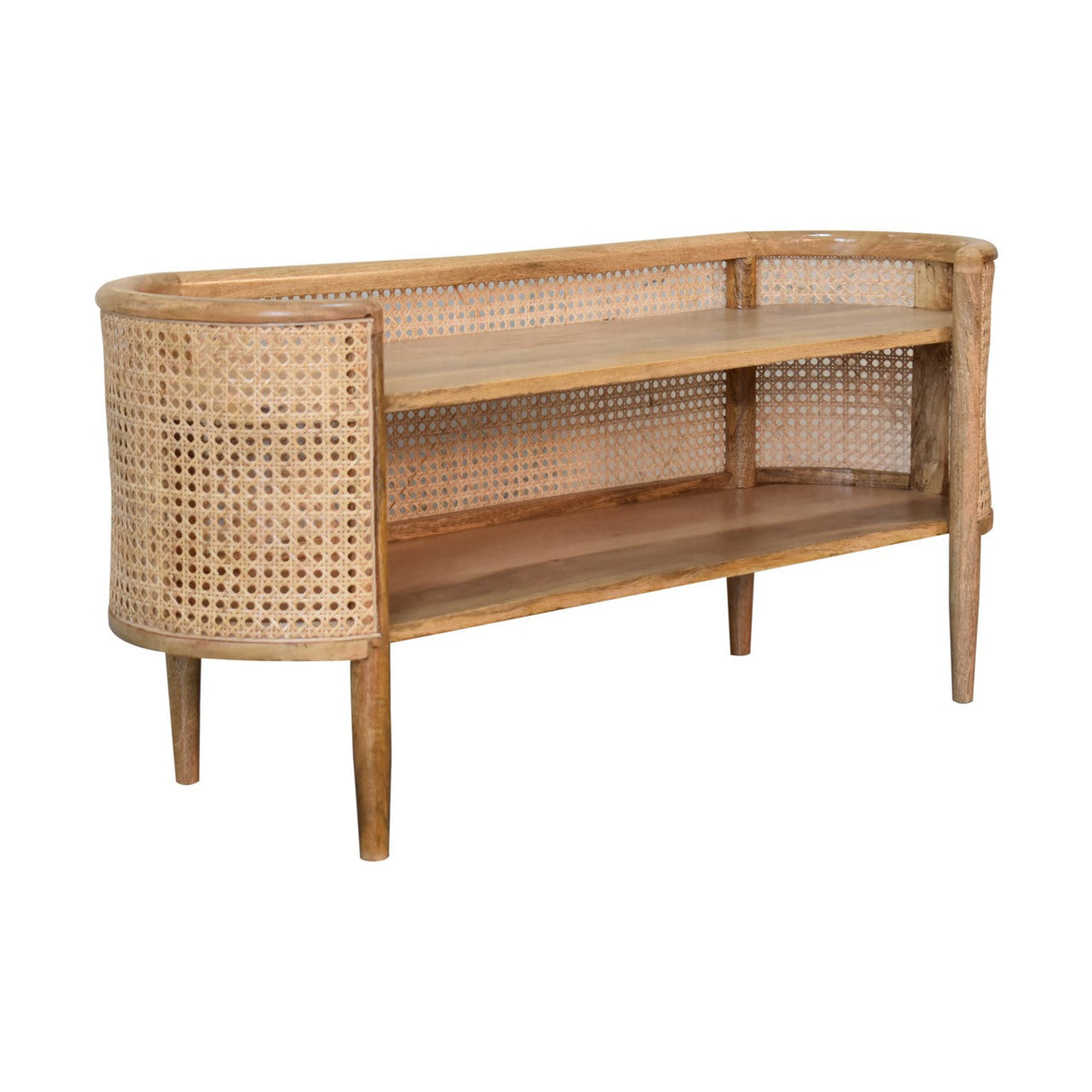 Larissa Curved Shelving Unit NOVEX FURNITURES