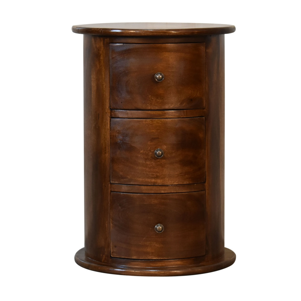 3 Drawer Chestnut Drum - NOVEX FURNITURE