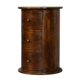 3 Drawer Chestnut Drum - NOVEX FURNITURE
