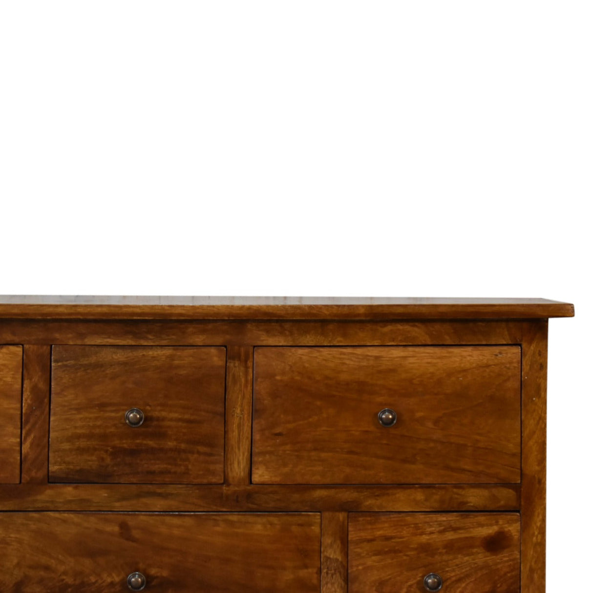 Chestnut Solid Wood 8 Drawer Chest NOVEX FURNITURES