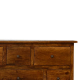 Chestnut Solid Wood 8 Drawer Chest NOVEX FURNITURES