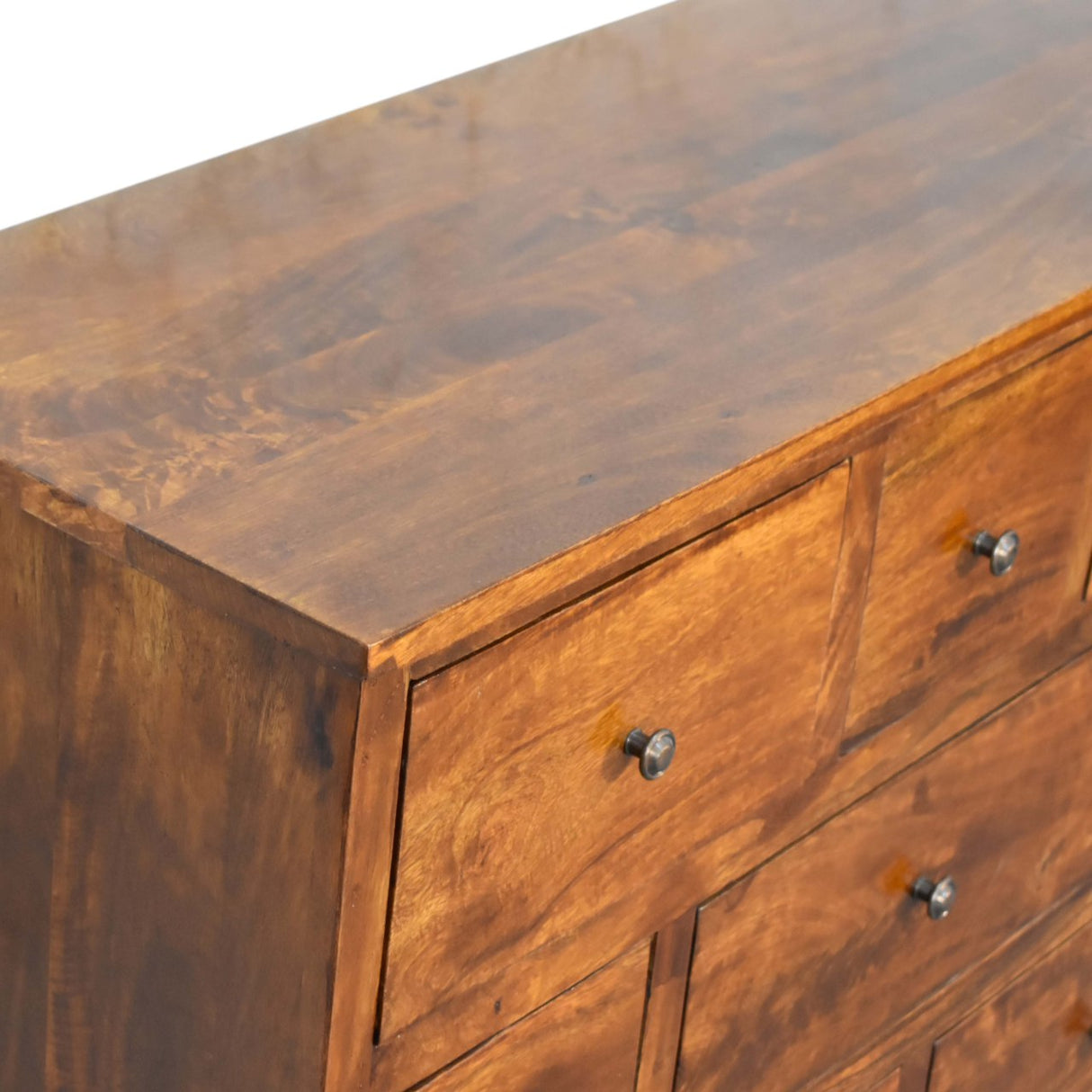 Chestnut Solid Wood 8 Drawer Chest NOVEX FURNITURES