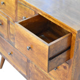 Chestnut Solid Wood 8 Drawer Chest NOVEX FURNITURES
