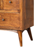 Chestnut Solid Wood 8 Drawer Chest NOVEX FURNITURES