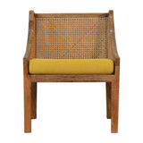 Larissa Mustard Cotton Velvet Chair NOVEX FURNITURES