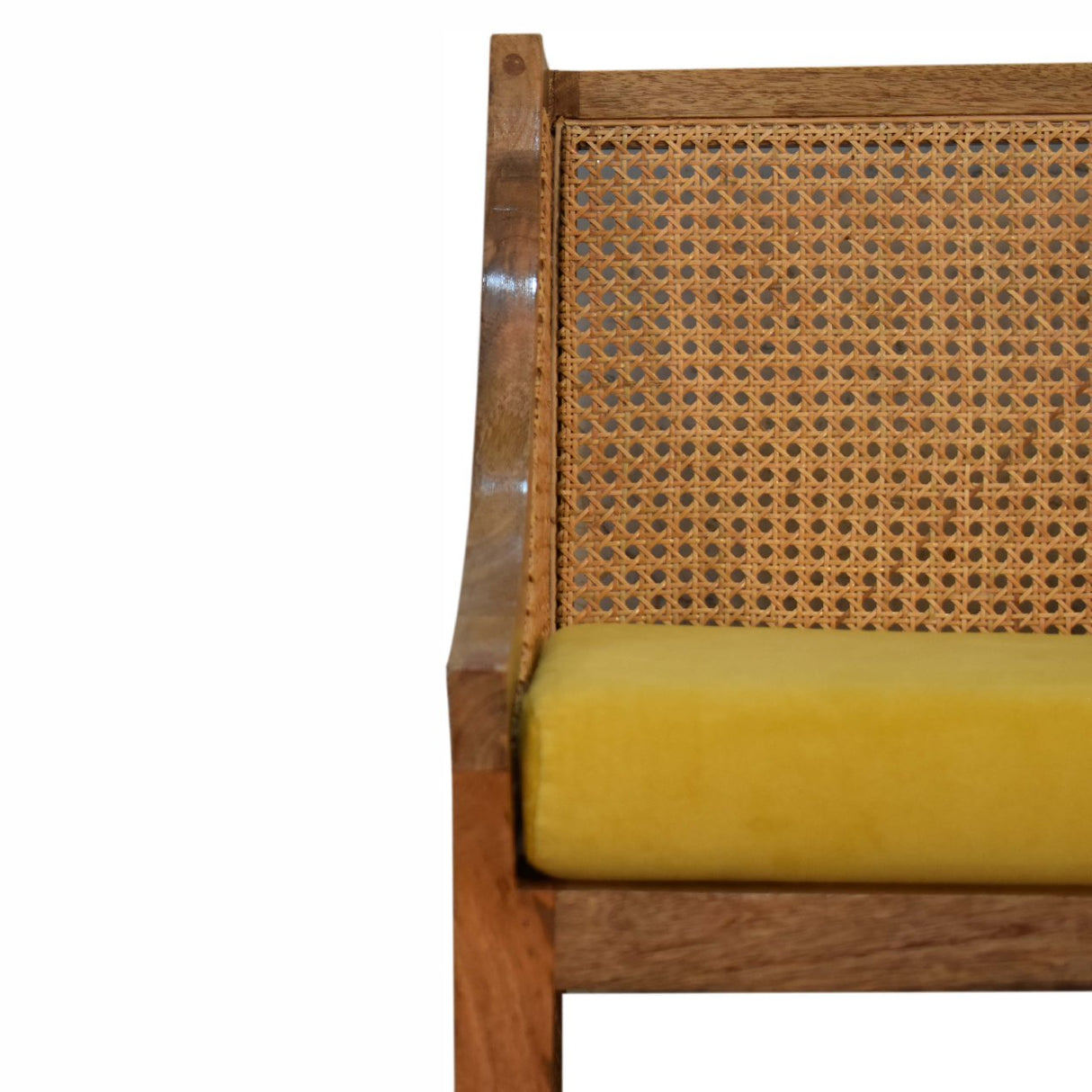 Larissa Mustard Cotton Velvet Chair NOVEX FURNITURES