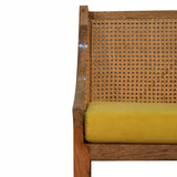 Larissa Mustard Cotton Velvet Chair NOVEX FURNITURES