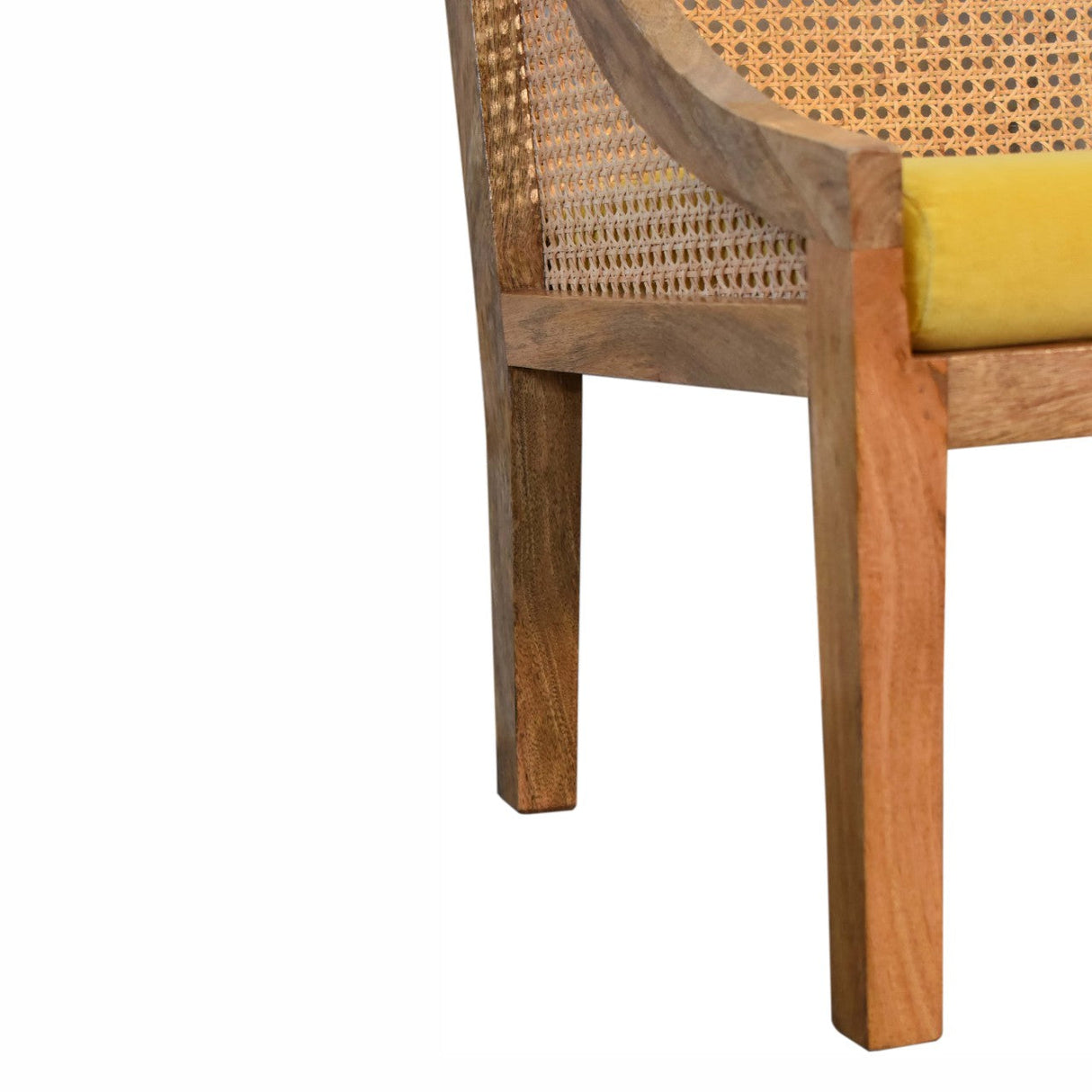 Larissa Mustard Cotton Velvet Chair NOVEX FURNITURES