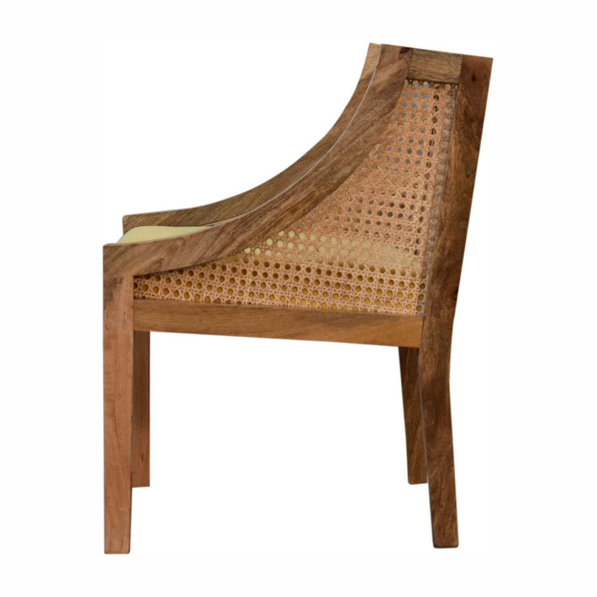 Larissa Mustard Cotton Velvet Chair NOVEX FURNITURES