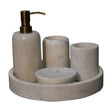 White Marble Bathroom Set of 5 NOVEX FURNITURES
