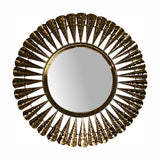 Brass Coned Mirror NOVEX FURNITURES