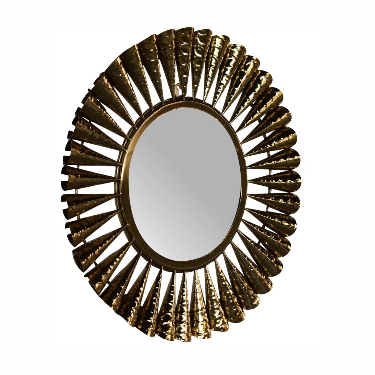 Brass Coned Mirror NOVEX FURNITURES