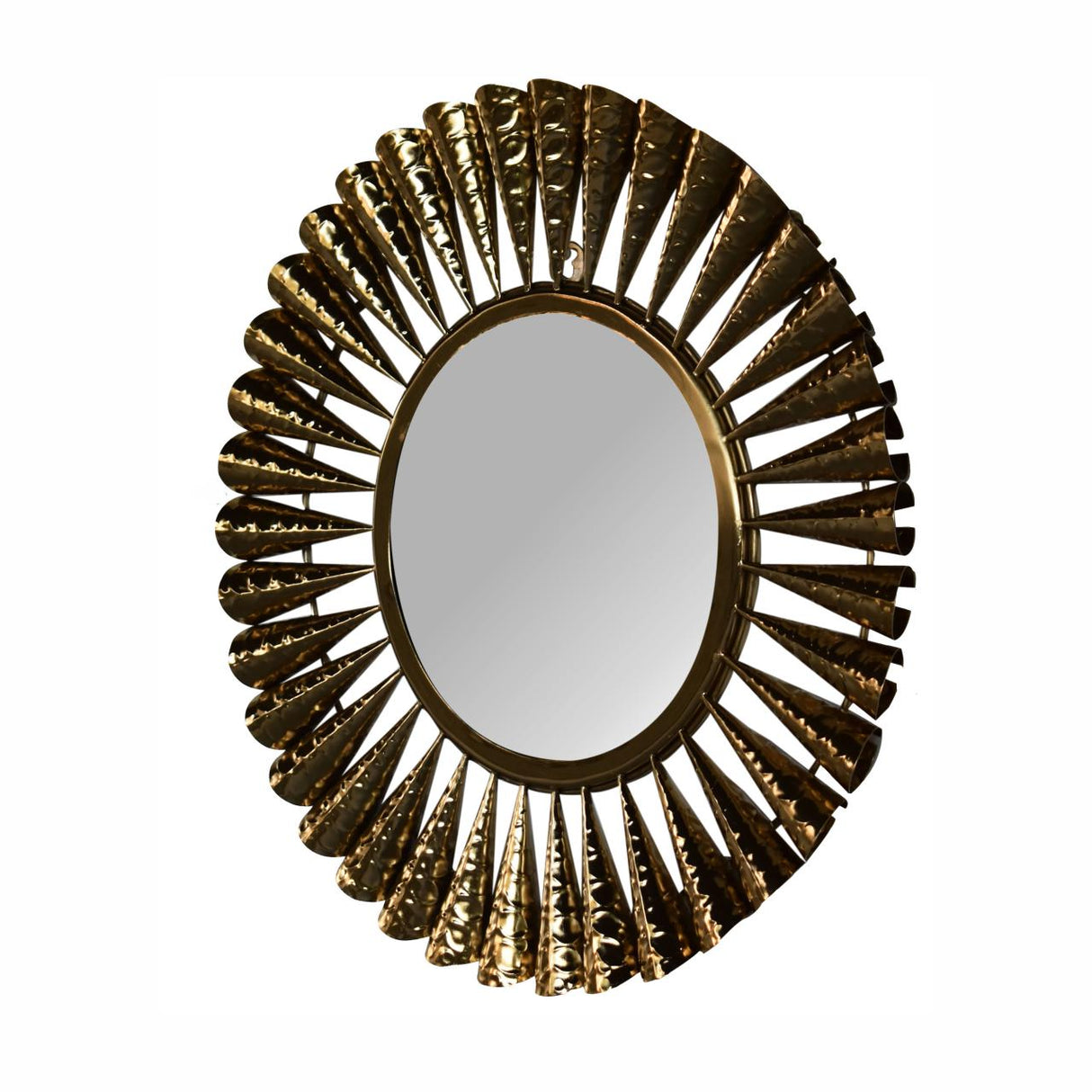 Brass Coned Mirror NOVEX FURNITURES
