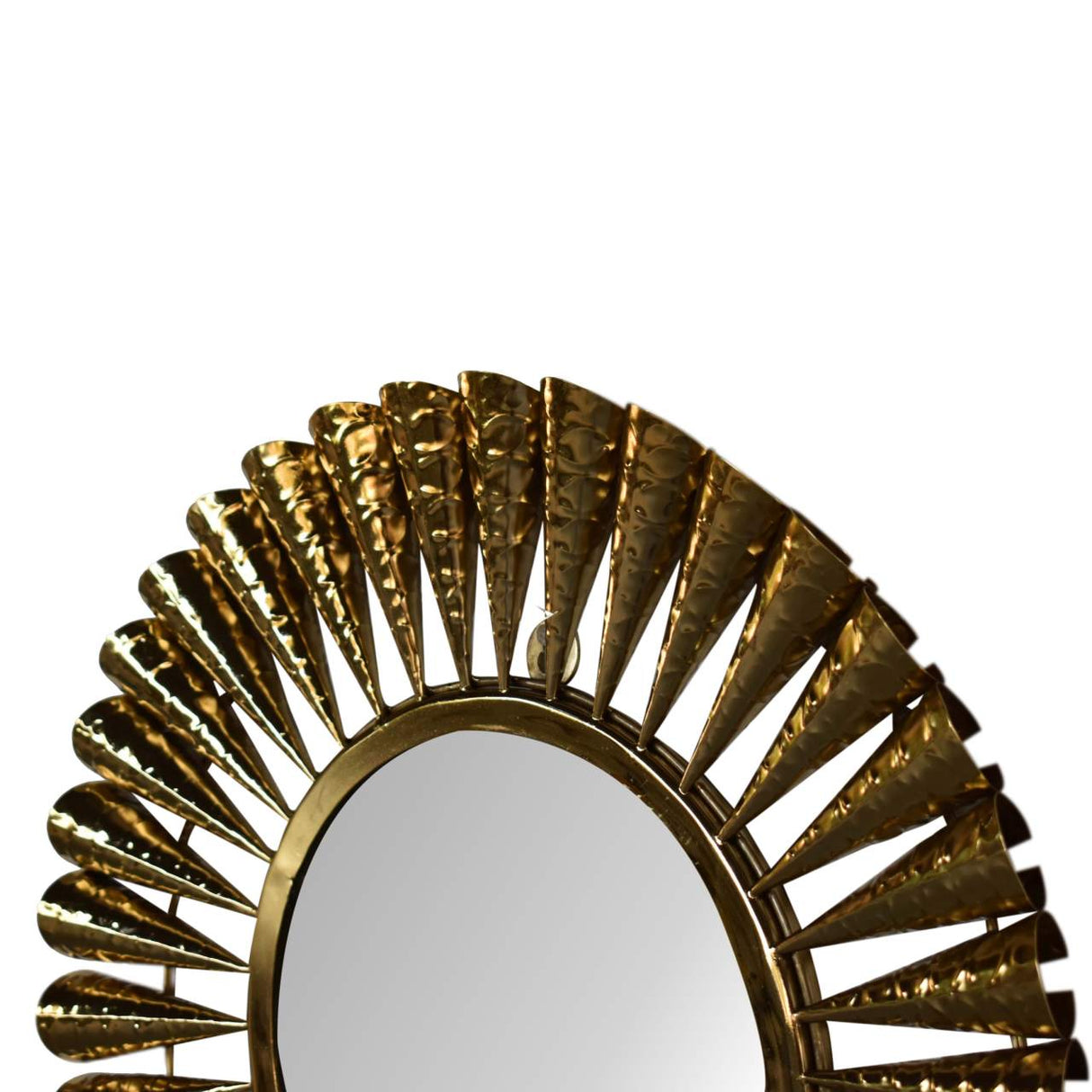 Brass Coned Mirror NOVEX FURNITURES