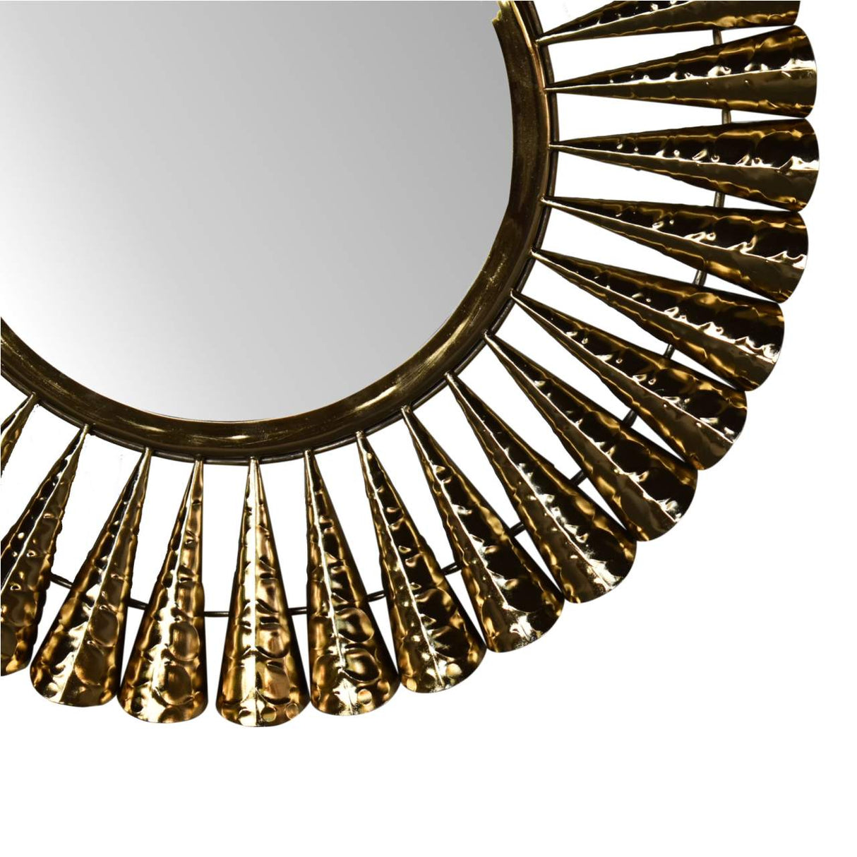 Brass Coned Mirror NOVEX FURNITURES