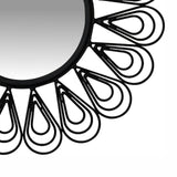 Black Coated Wired Flower Mirror NOVEX FURNITURES