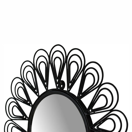 Black Coated Wired Flower Mirror NOVEX FURNITURES