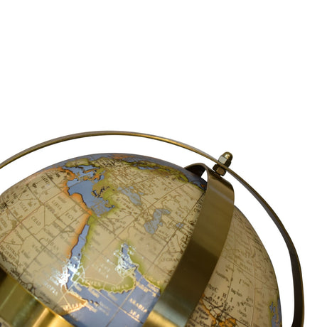 Grey Globe with Gold Frame NOVEX FURNITURES