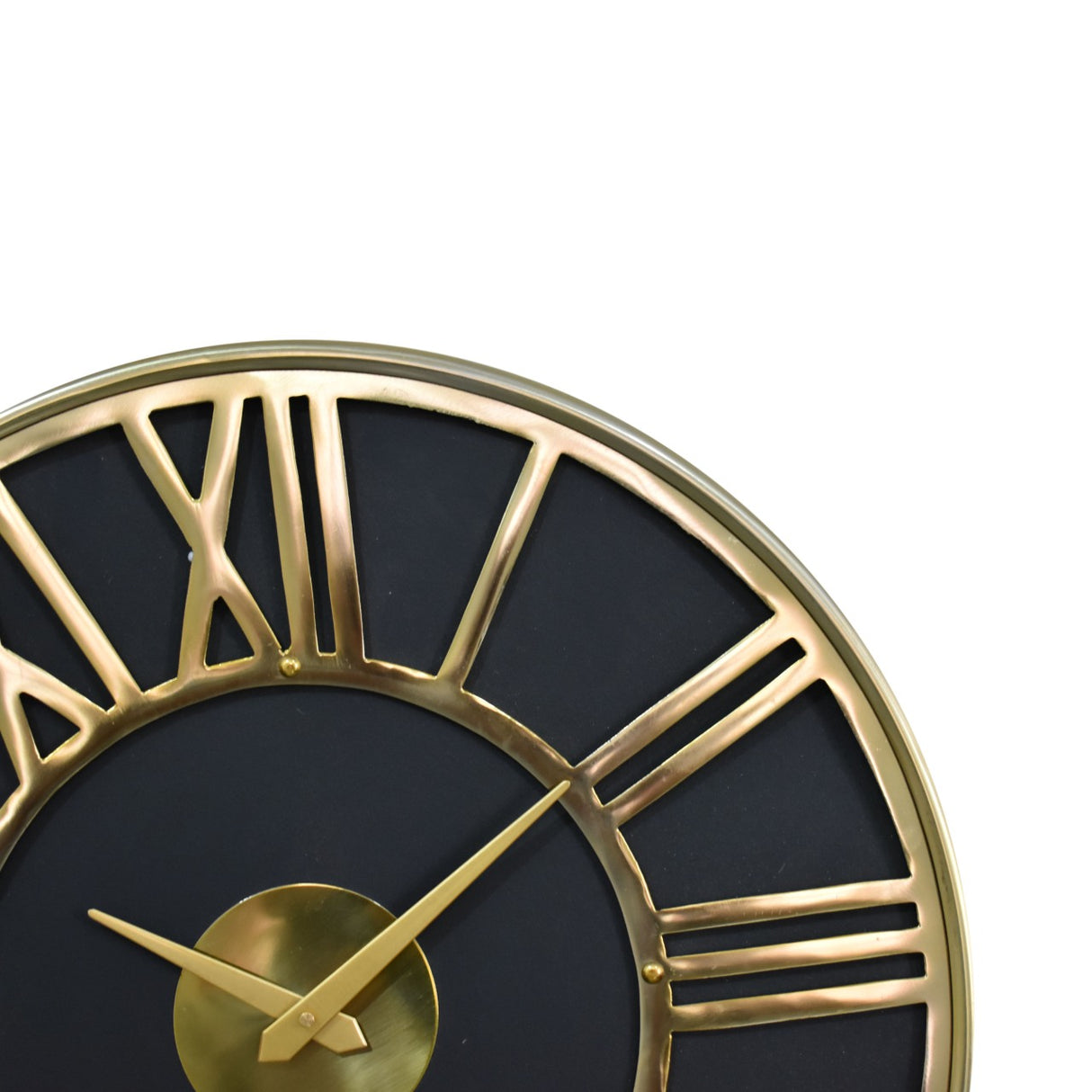 Black and Gold Wall Clock