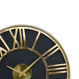 Black and Gold Wall Clock