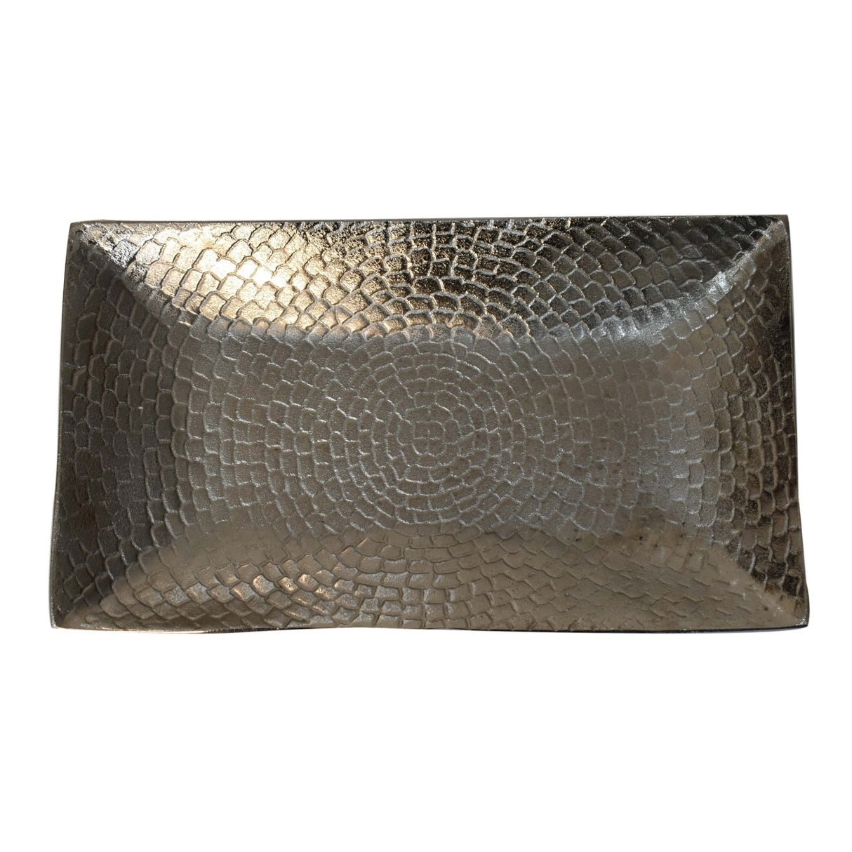 Battered Nickle Tray NOVEX FURNITURES
