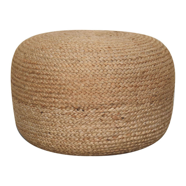 Natural Jute Pouffe - NOVEX FURNITURE