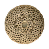 Crotchet Beige Footstool NOVEX FURNITURES
