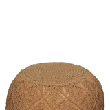 Ansley Beige Pouffe NOVEX FURNITURES