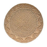 Ansley Beige Pouffe NOVEX FURNITURES