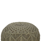 Crotchet Sea Green Footstool NOVEX FURNITURES