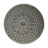 Crotchet Sea Green Footstool NOVEX FURNITURES