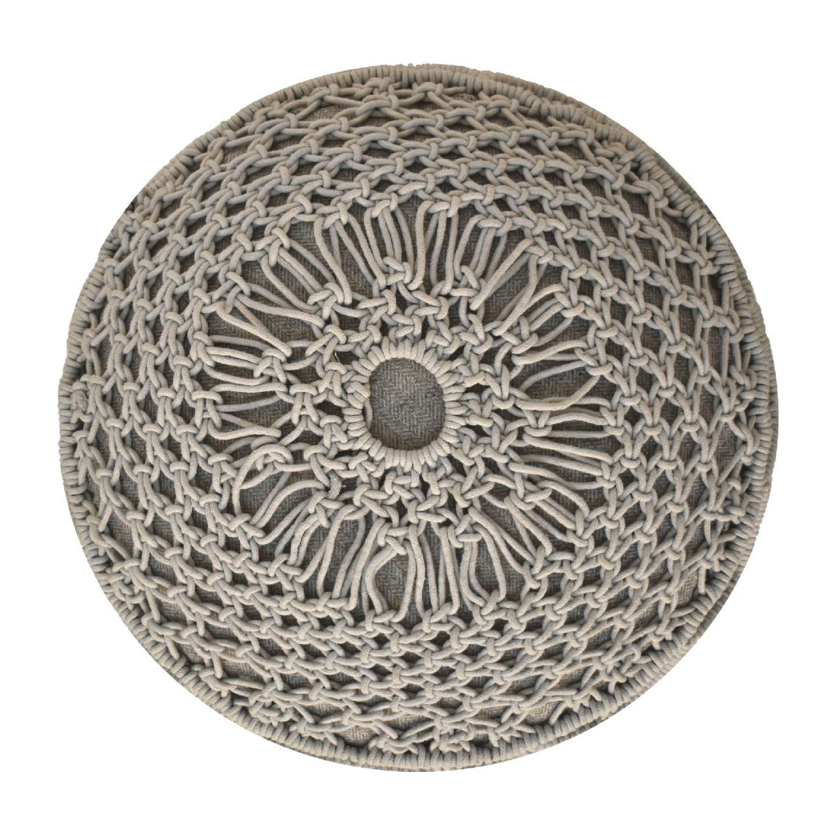 Crotchet Grey Footstool NOVEX FURNITURES