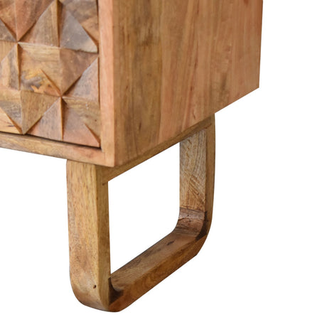 'U' Black Tweed Pineapple Bench NOVEX FURNITURES