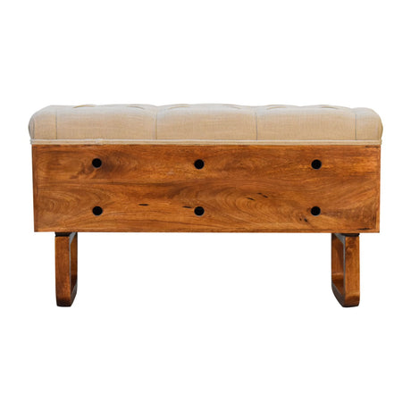 'U' Chestnut Pineapple Bench NOVEX FURNITURES