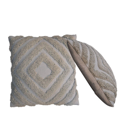 Grey Diamond Cushion Set of 2 NOVEX FURNITURES