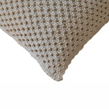 2x Knit Natural White Cushions NOVEX FURNITURES
