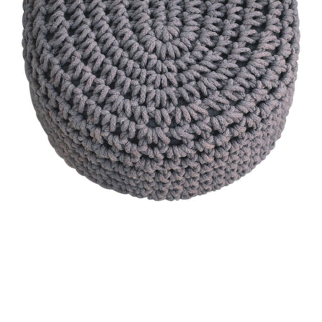 Keeva Grey Oblong Footstool NOVEX FURNITURES