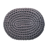 Keeva Grey Oblong Footstool NOVEX FURNITURES