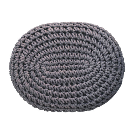 Keeva Grey Oblong Footstool NOVEX FURNITURES